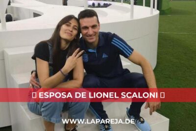Esposa de Lionel Scaloni
