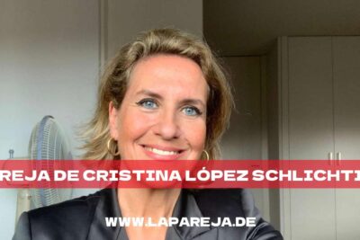 Pareja de Cristina López Schlichting