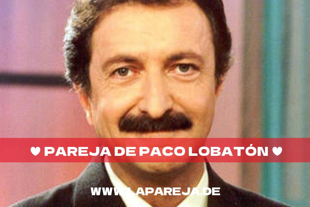 Pareja de Paco Lobatón